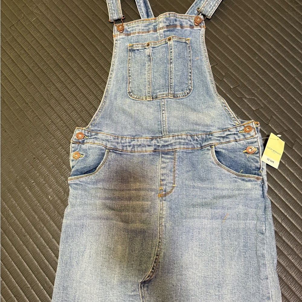 Lucky Brand Light Blue Denim Overalls